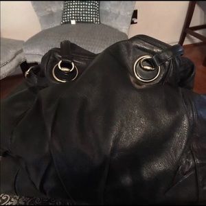 Gucci XL Full Moon Signature Leather Tote Bag